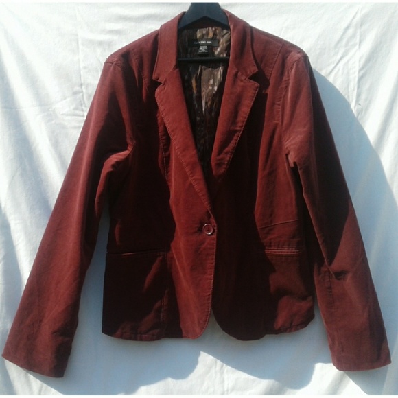 Calvin Klein Jackets & Blazers - Calvin Klein Burgundy Corduroy Blazer SZ XL